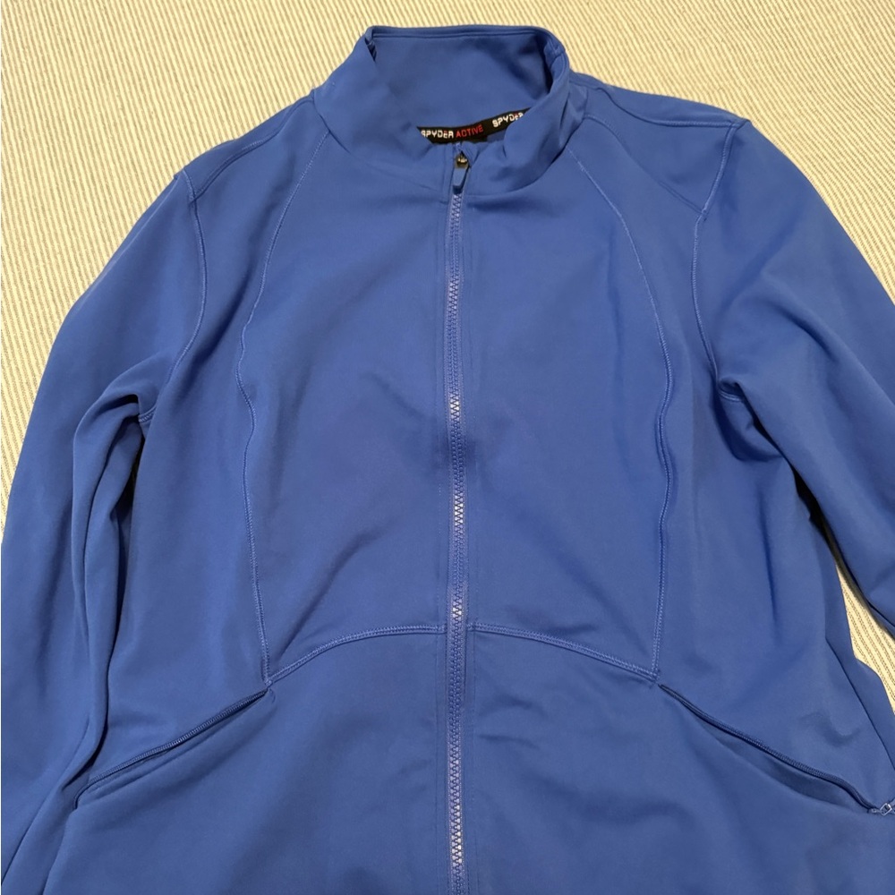 Spyder Royal Blue Full-Zip Performance Jacket